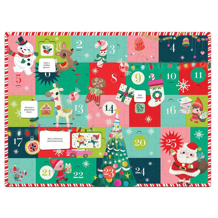 Christmas is Coming Advent Calendar Kids Puzzle for wholesale by Cottage Door Press