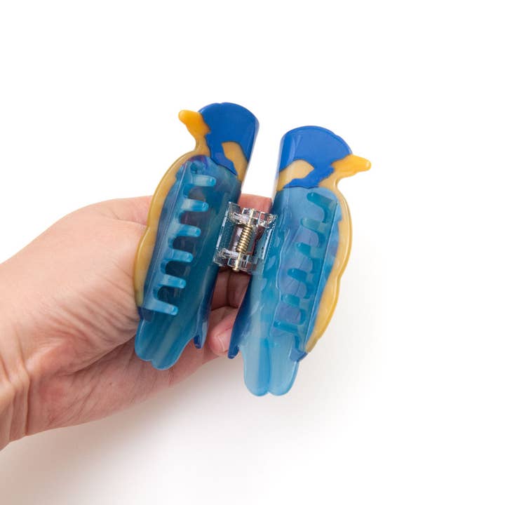 SOMETHING MINTY - Wholesale Hair Clip - Women's - Blue Bird Hair Claw Clip4