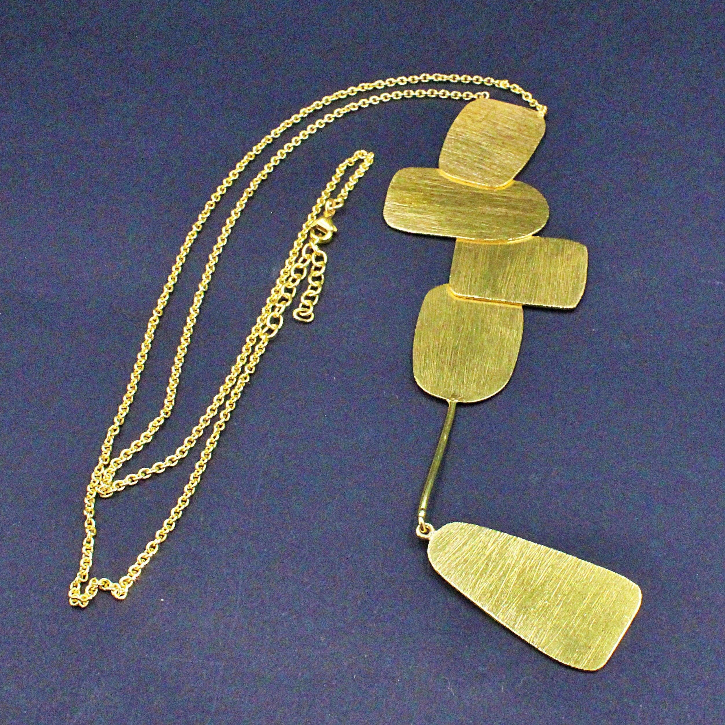 LA MAR - Wholesale Y-Neck/Lariat Necklace - Long MIRÓ necklace gold-plated1