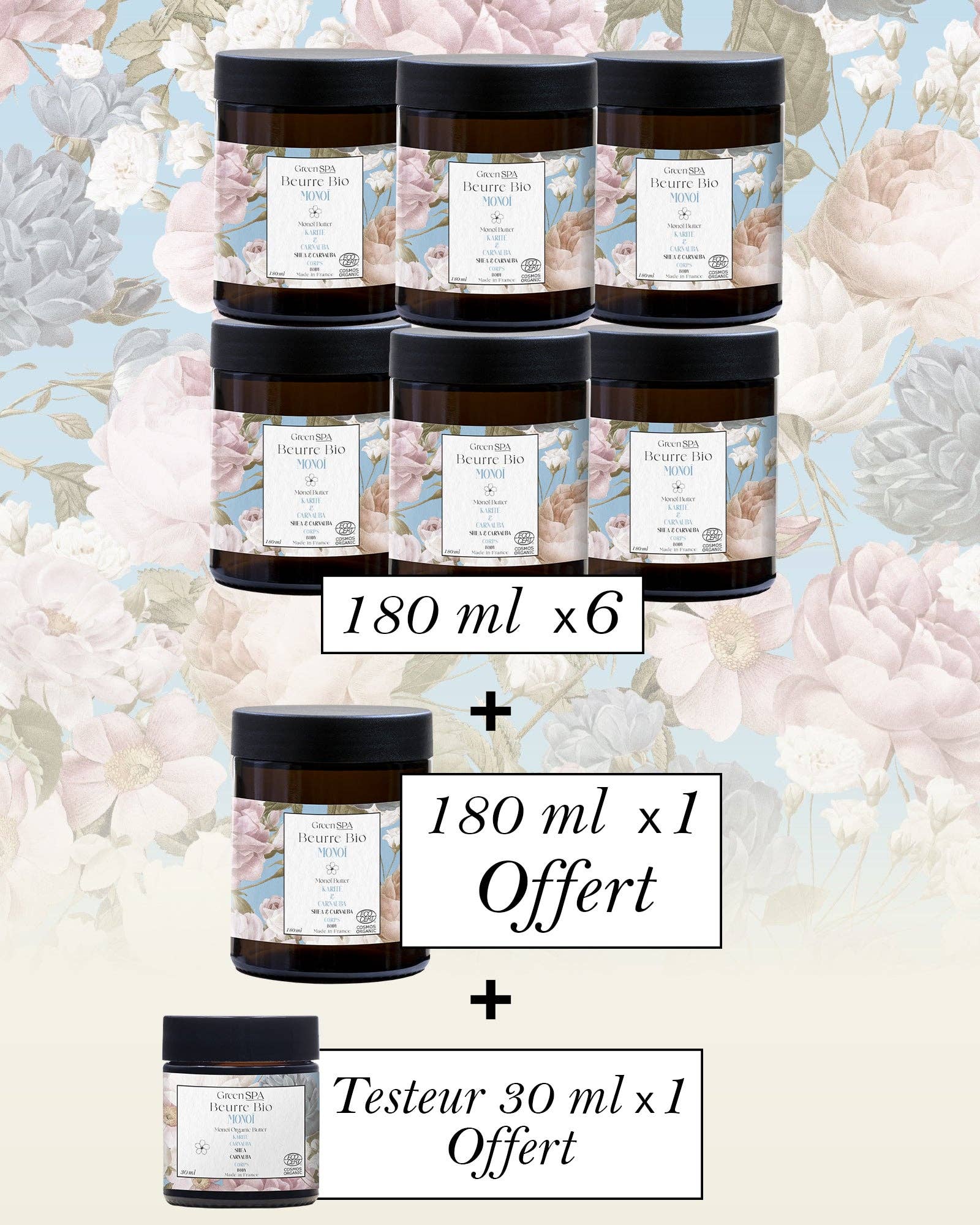 Green Spa – wholesale Body balm/butter – Organic Monoi* butter12