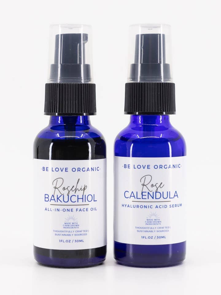Glow Renewal Duo for wholesale by BE LOVE ORGANIC SKINCARE