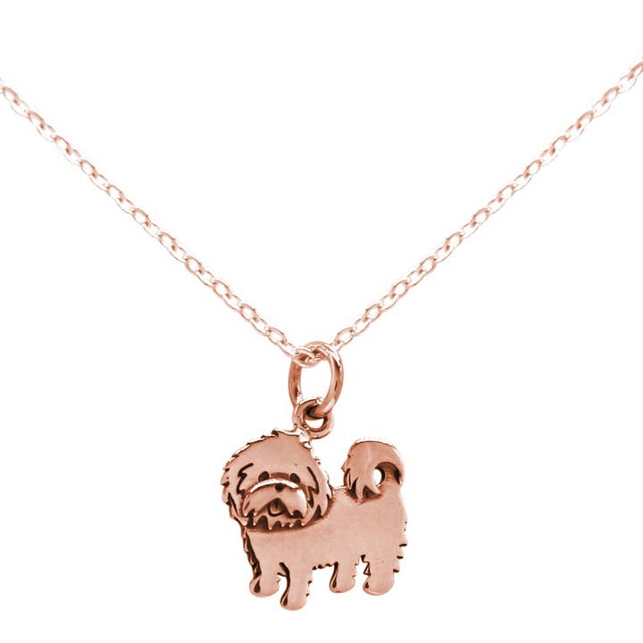 Gemshine - Venta al por mayor Colgante - Gatos y perros - Collar de perro Shih Tzu maltés con caniche terrier de Gemshine