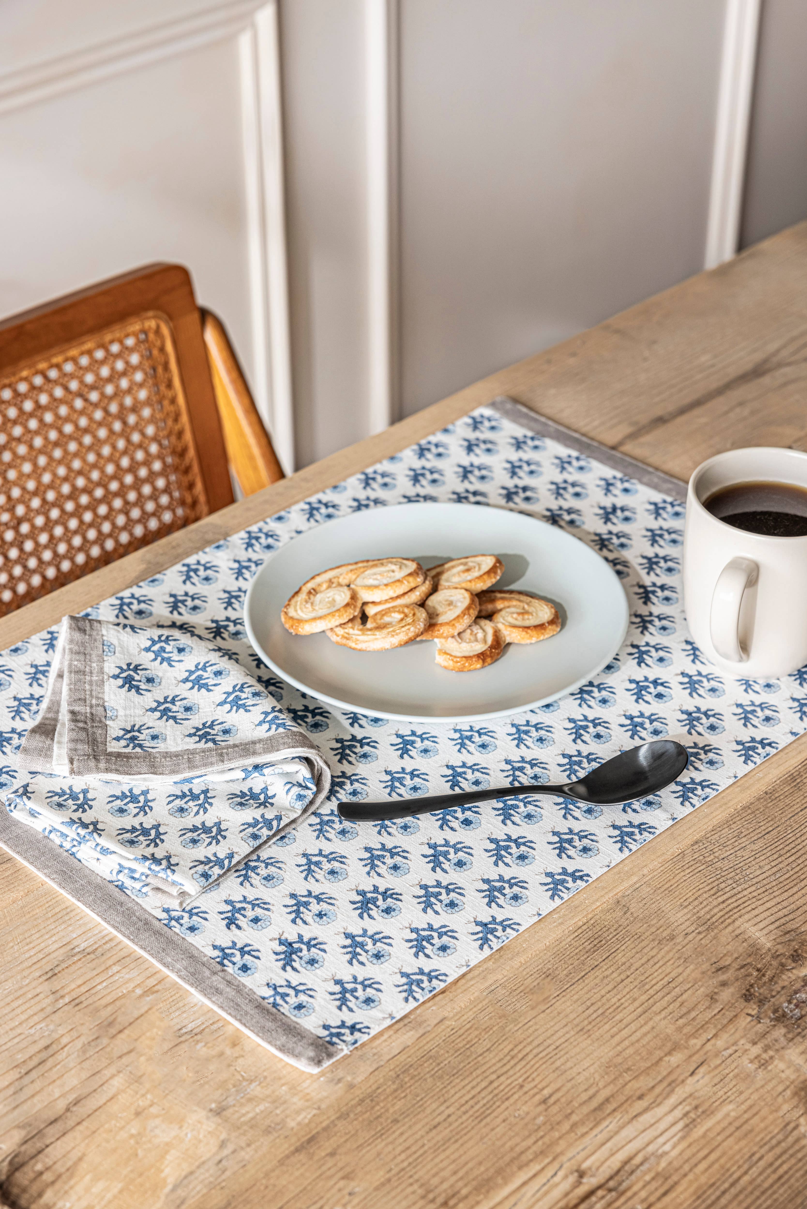 over&back - Wholesale Placemat - Artisan Hand-Blocked Placemats – 100% Cotton – Set of 432