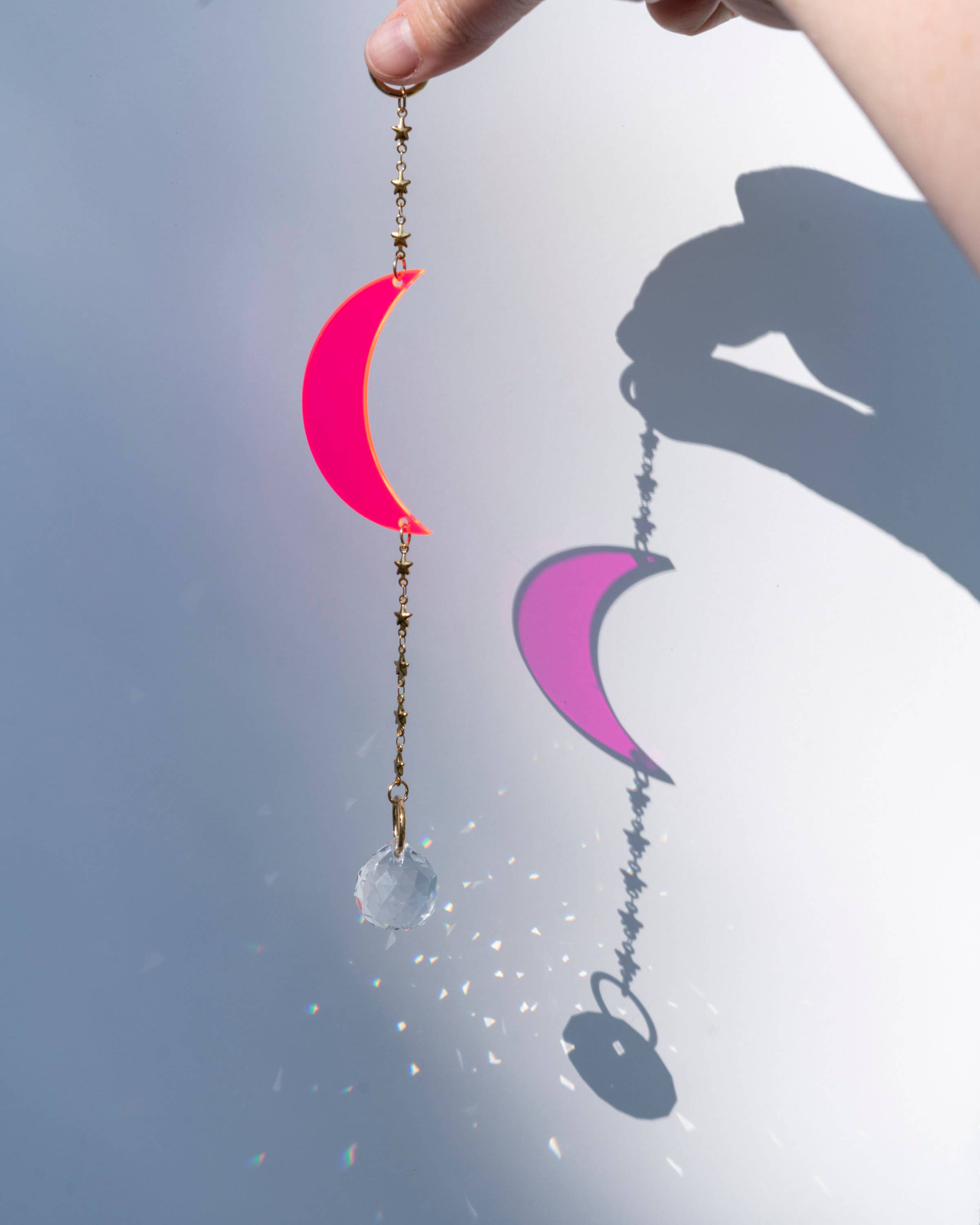 Hustle Home Décor - Wholesale Suncatcher - Acrylic Mini Moon Sun Catcher7