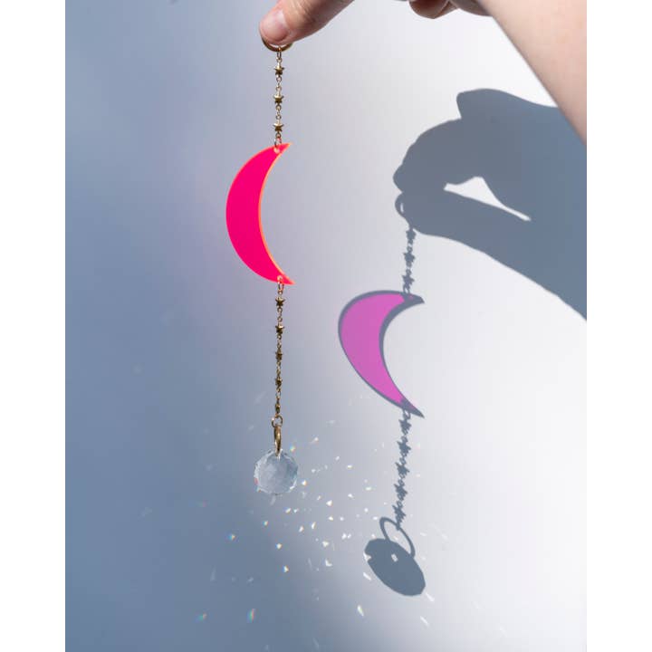 Hustle Home Décor - Wholesale Suncatcher - Acrylic Mini Moon Sun Catcher7
