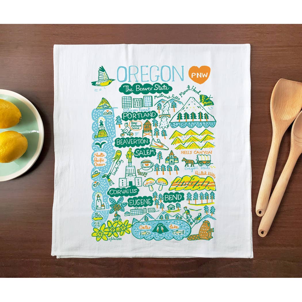 Allport Editions - Wholesale Tea Towel - Statescapes Towel Series - see all 29 States!21