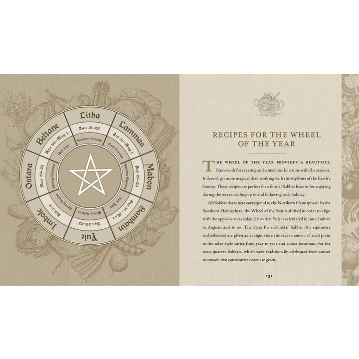 Hachette Book Group - Wholesale Cookbooks & Food - Wiccan Kitchen: A Guide to Magical Cooking & Recipes11