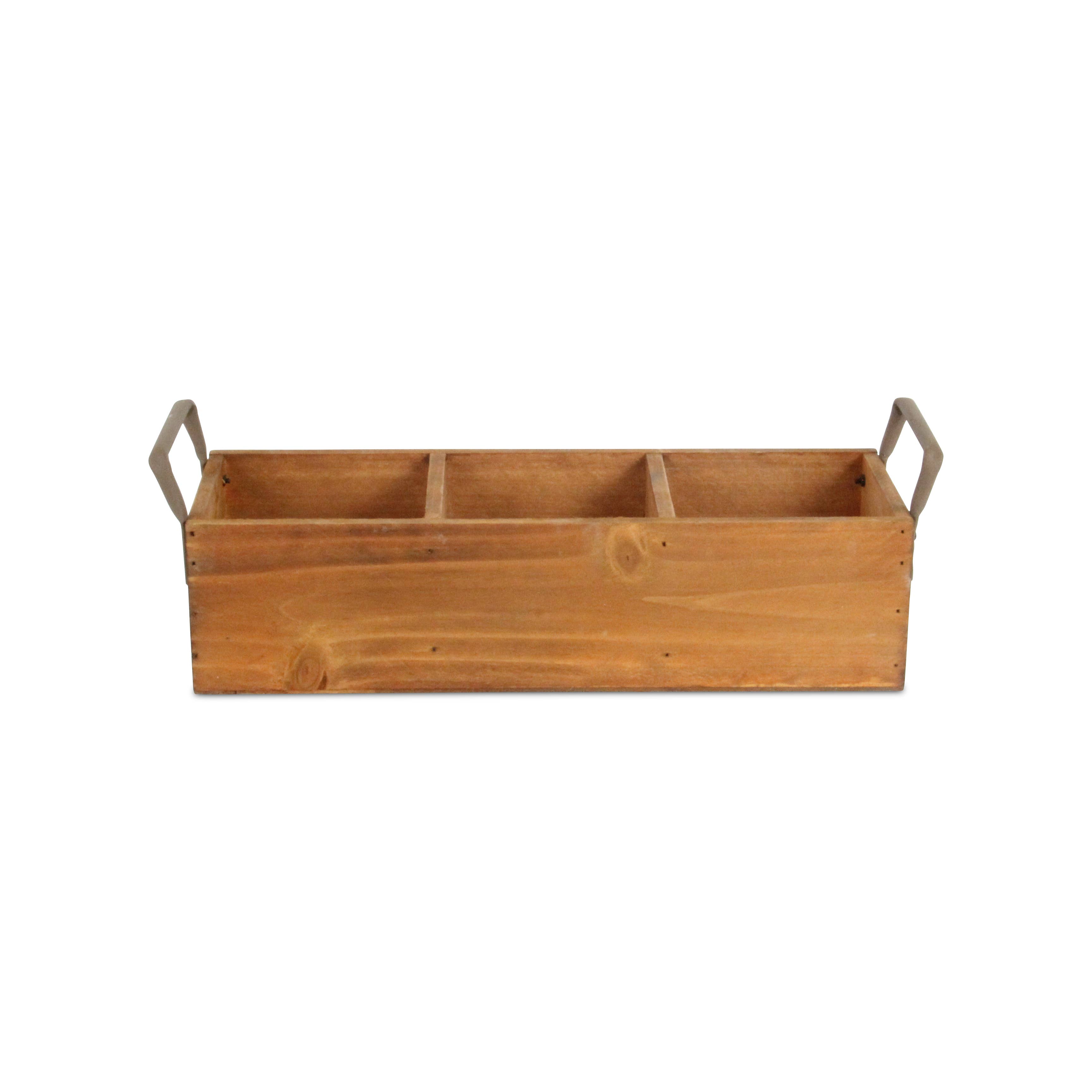 Cheungs Home Decor - Wholesale Desk Organizer - Reid Wooden Storage Caddy - Brown8