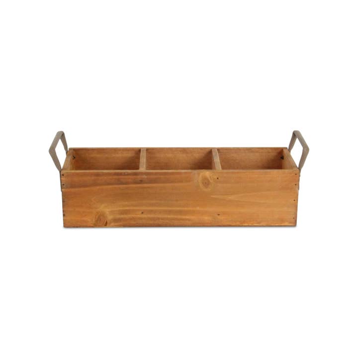 Cheungs Home Decor - Wholesale Desk Organizer - Reid Wooden Storage Caddy - Brown8