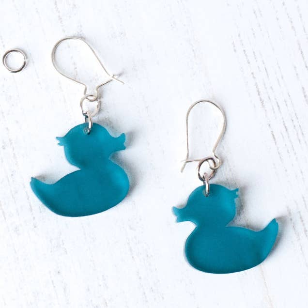 Duck shaped Earrings for wholesale by Dukki Gifts