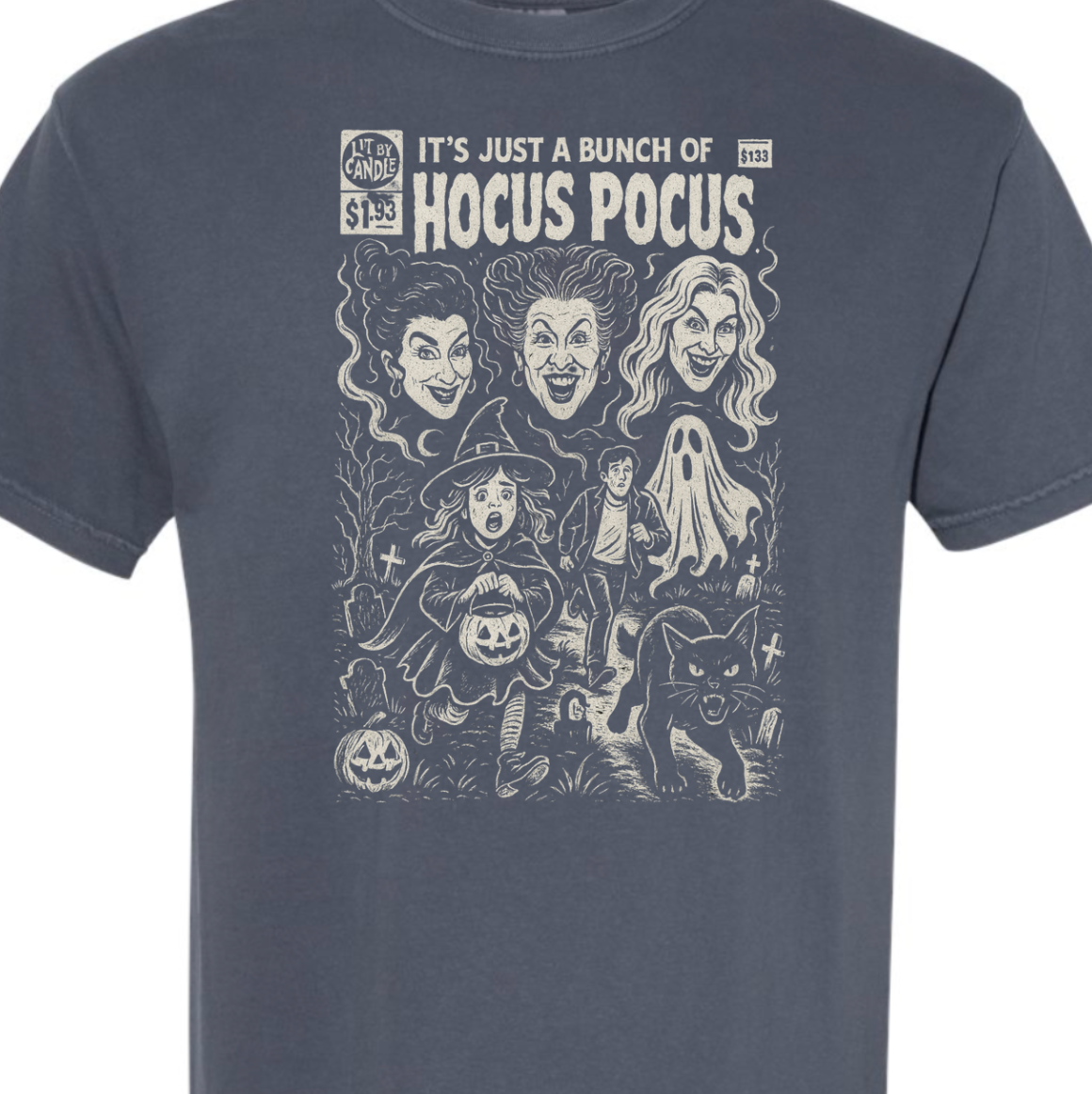 Kiki's Boutique - Wholesale Screen Printed T-Shirt - Women's - Hocus Pocus Comfort Color Tee 5