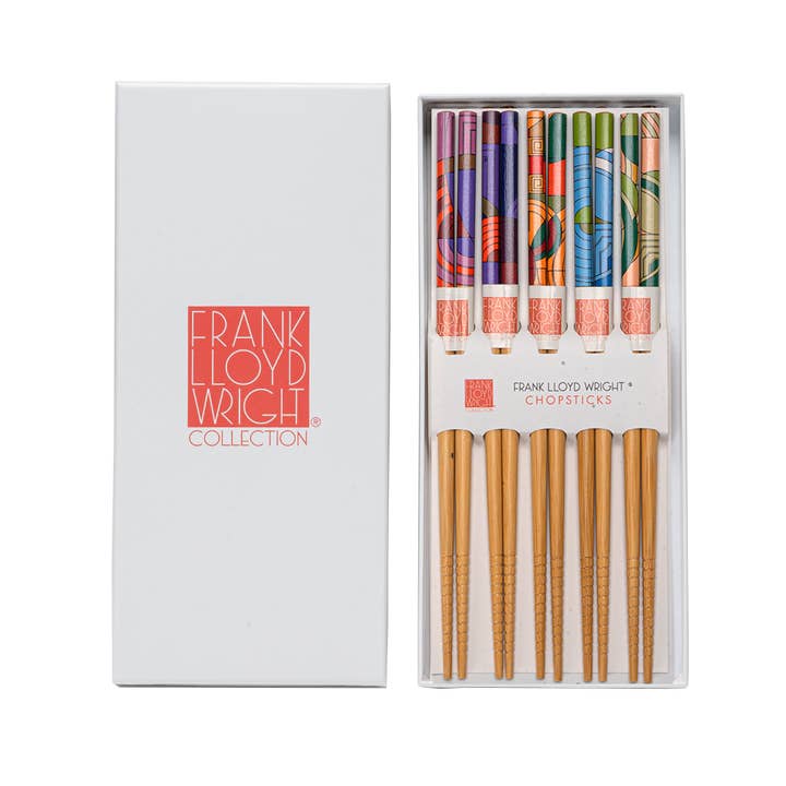 Urban Tokyo - Wholesale Chopsticks - 5 Piece Chopsticks Set Frank Lloyd Wright Max Hoffman w/ Gift Box (10/100)3