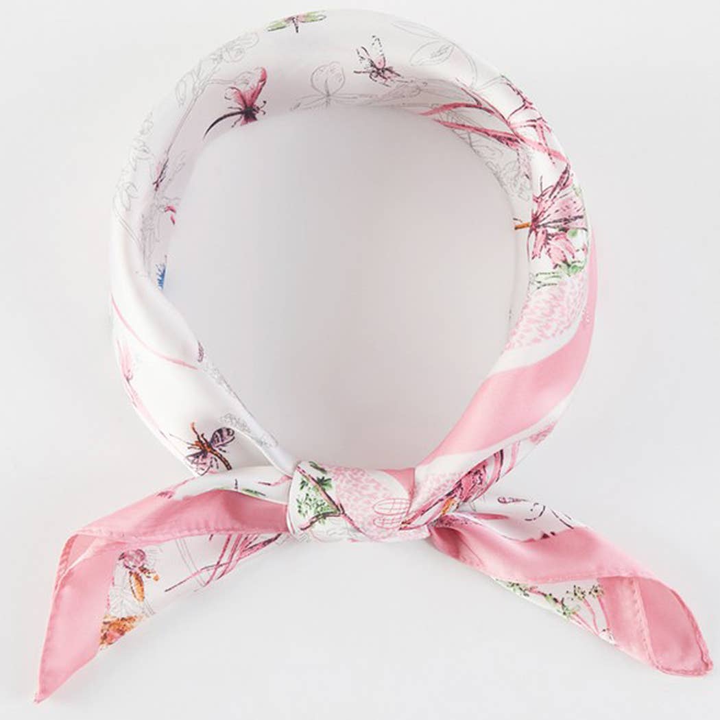 3AM BY H&D ACCESSORIES - Wholesale Bandana - Women's -  Flower Print Bandana.5