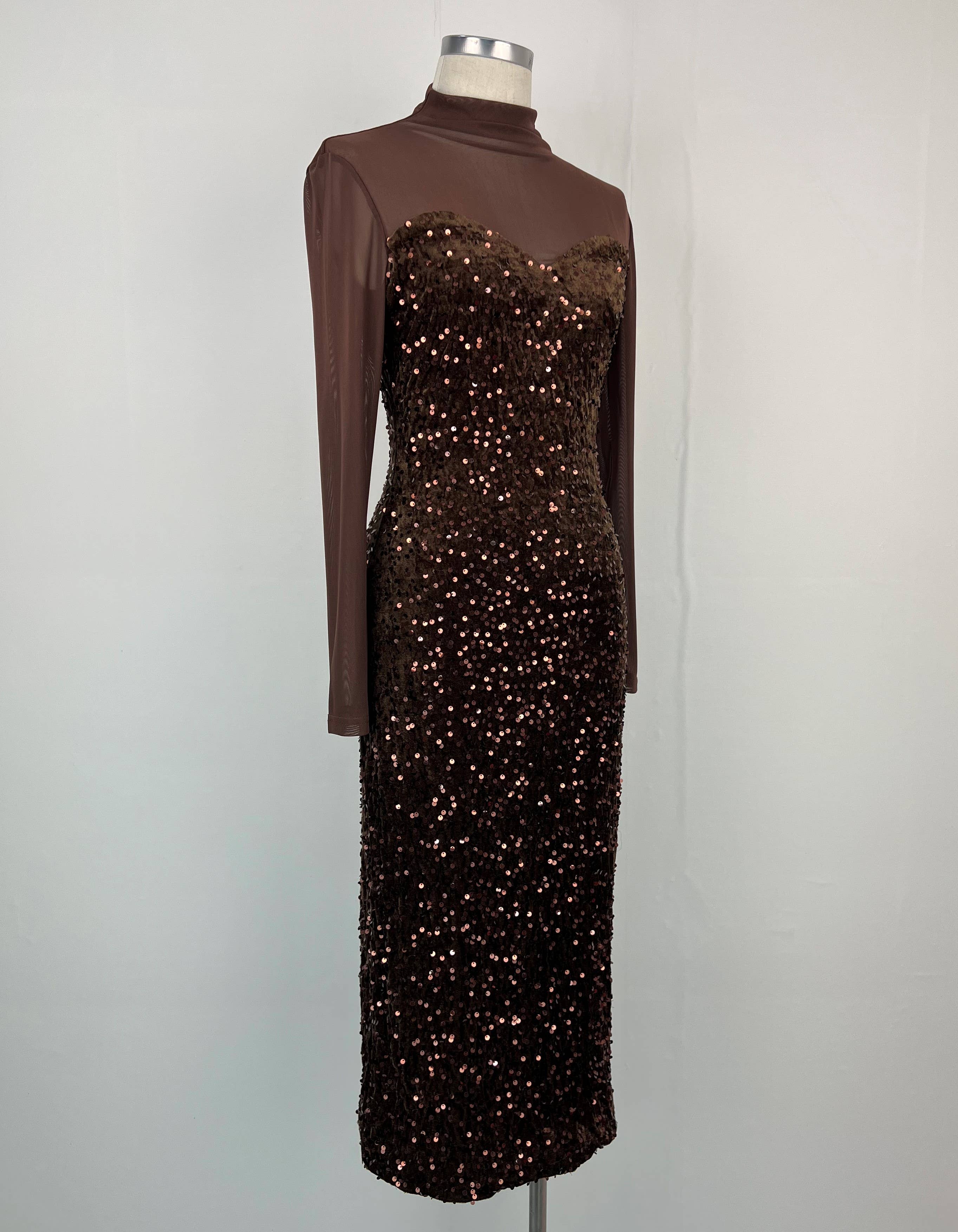 aikha - Venta al por mayor Vestido de fiesta - Mujer - Vestido de lentejuelas (02-3571)8