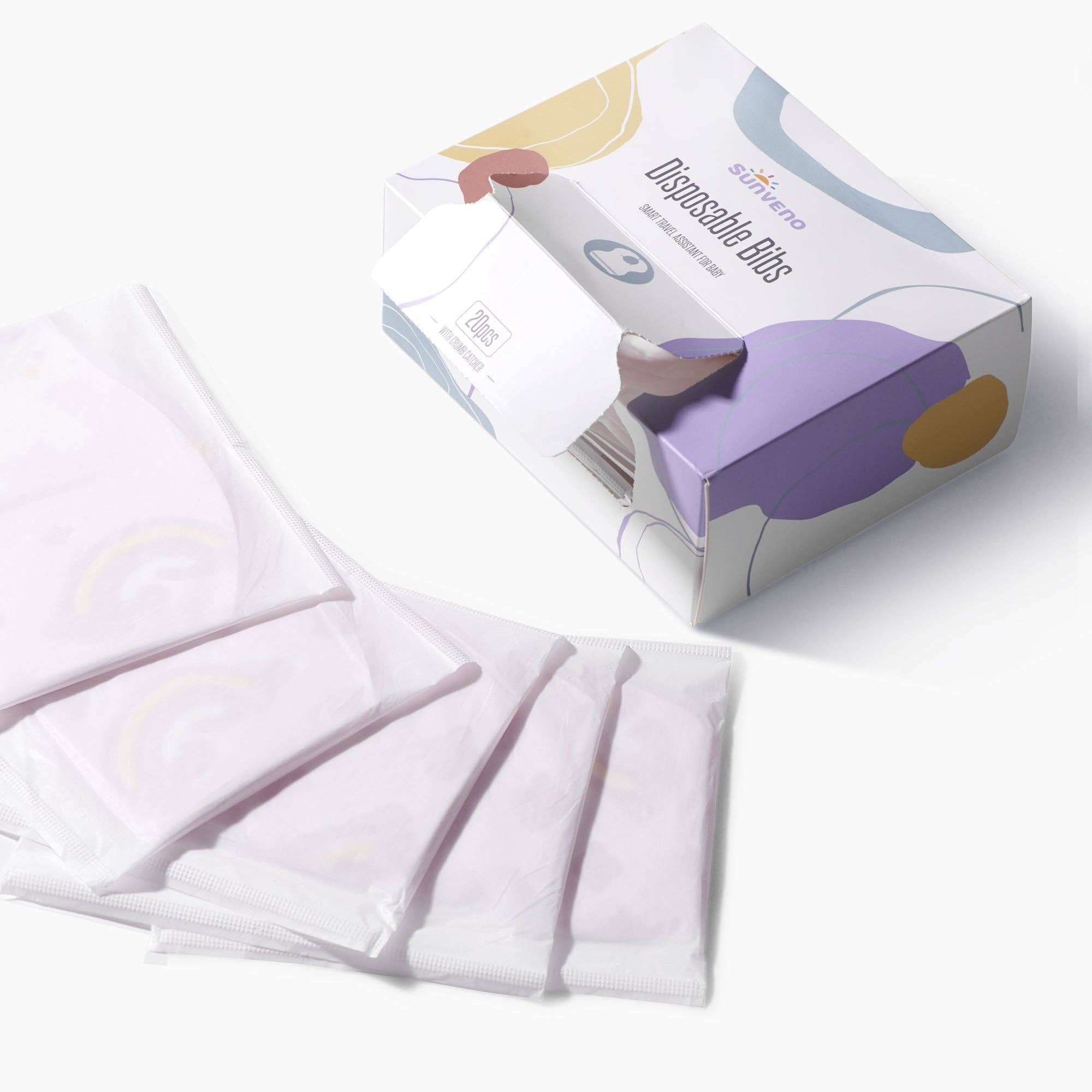 Little Martin's Drawer - Vente Bavoir - bébés - Lot de 20 bavoirs jetables pour bébé8