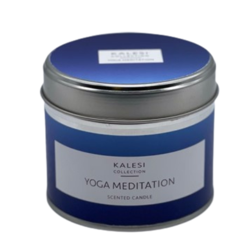 Kalesi Collection Ltd – wholesale Travel candles – Scented Candle Tin - Yoga Meditation1