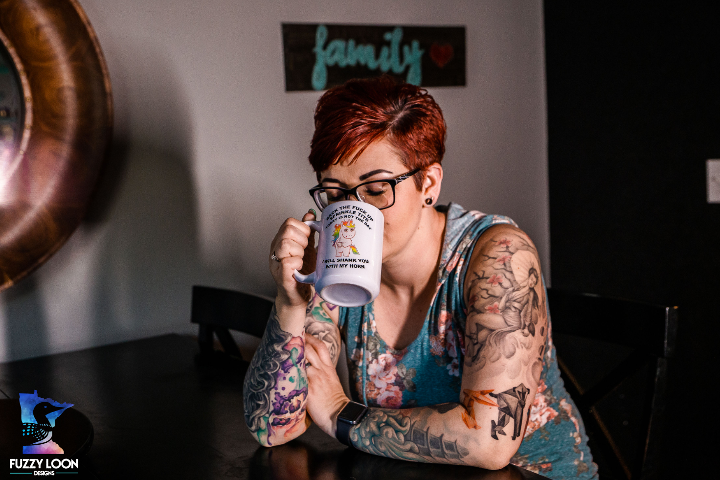 Fuzzy Loon Designs – Engroshandel Kaffekrus – Vulgært Unicorn Kaffekrus7