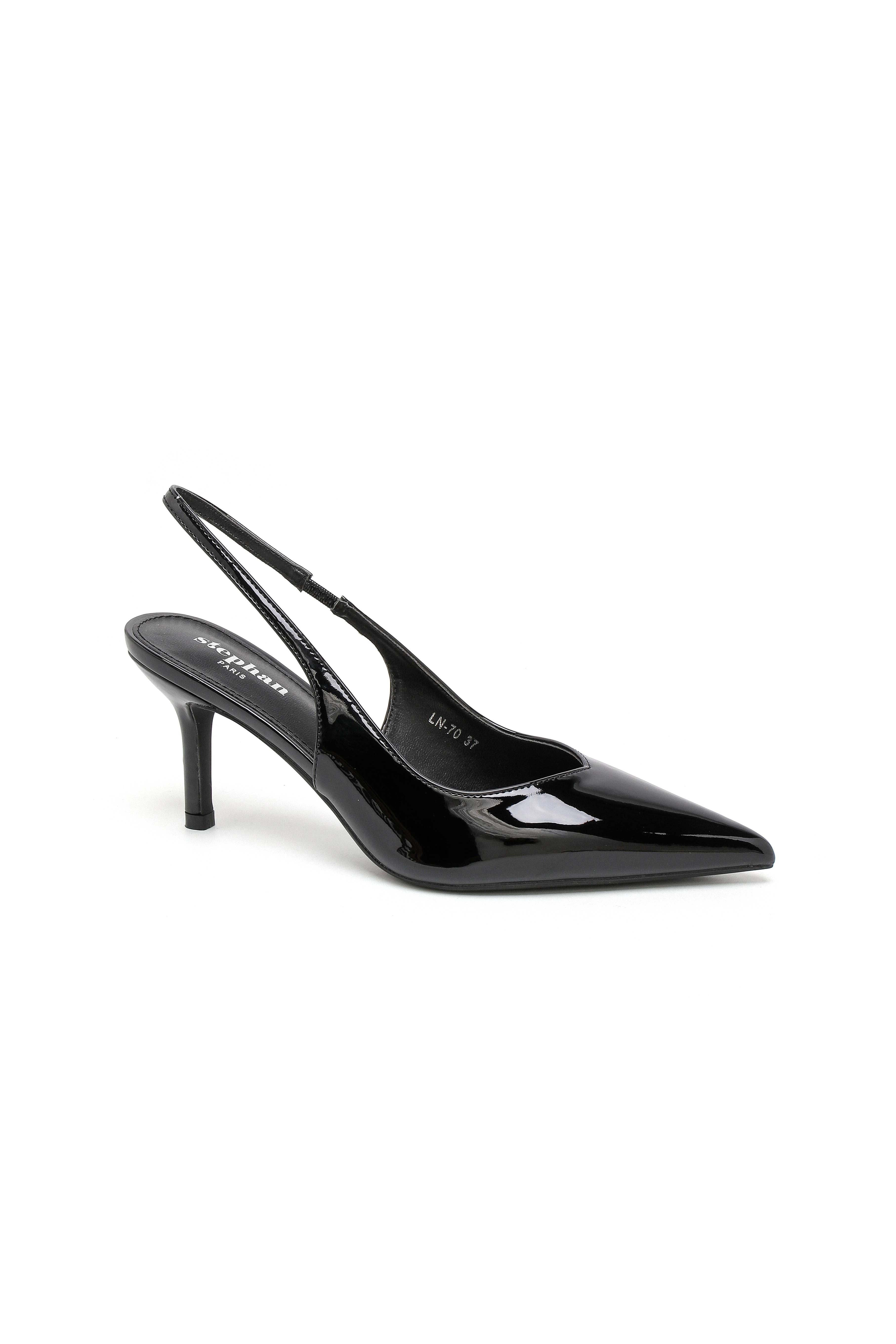 Stephan Paris - Wholesale High Heels - Women's - Patent pointed-toe slingback pumps LN-705