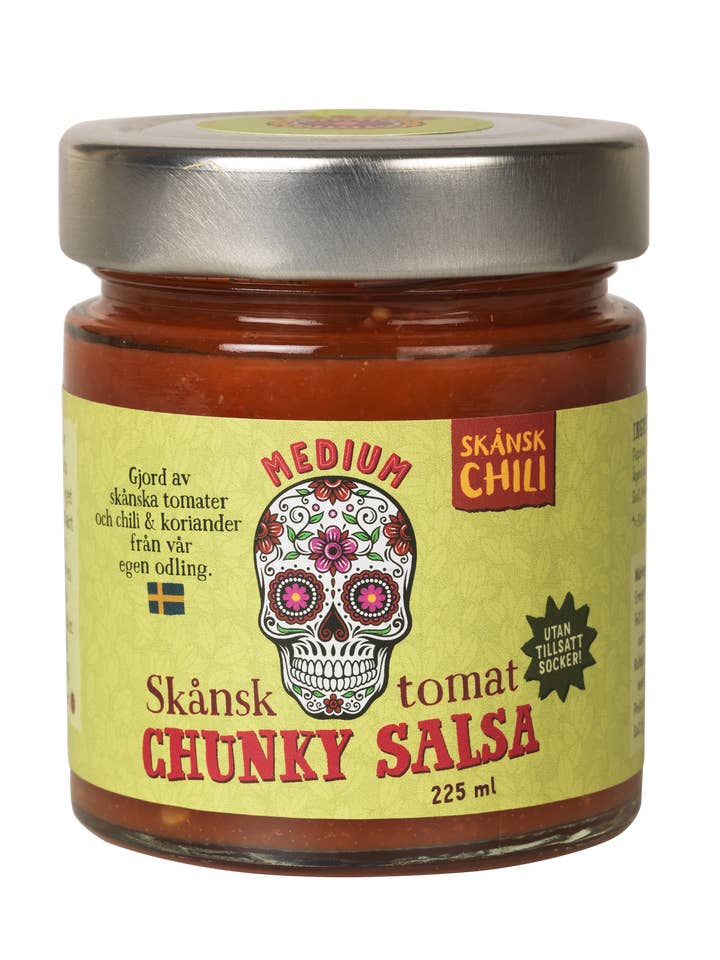 Scanian Tomato Chunky Salsa for wholesale by Skånsk Chili