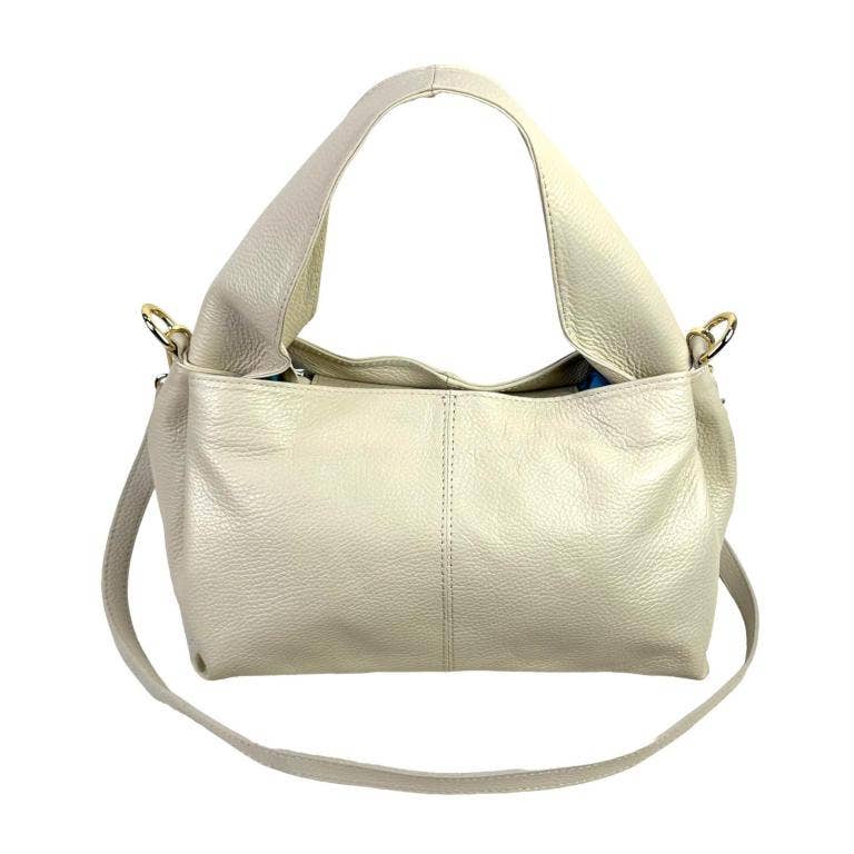 Chenson & Gorett - Wholesale Top Handle Bag - Women's - Italian Leather Handbag for Women with Thick Short Handle5