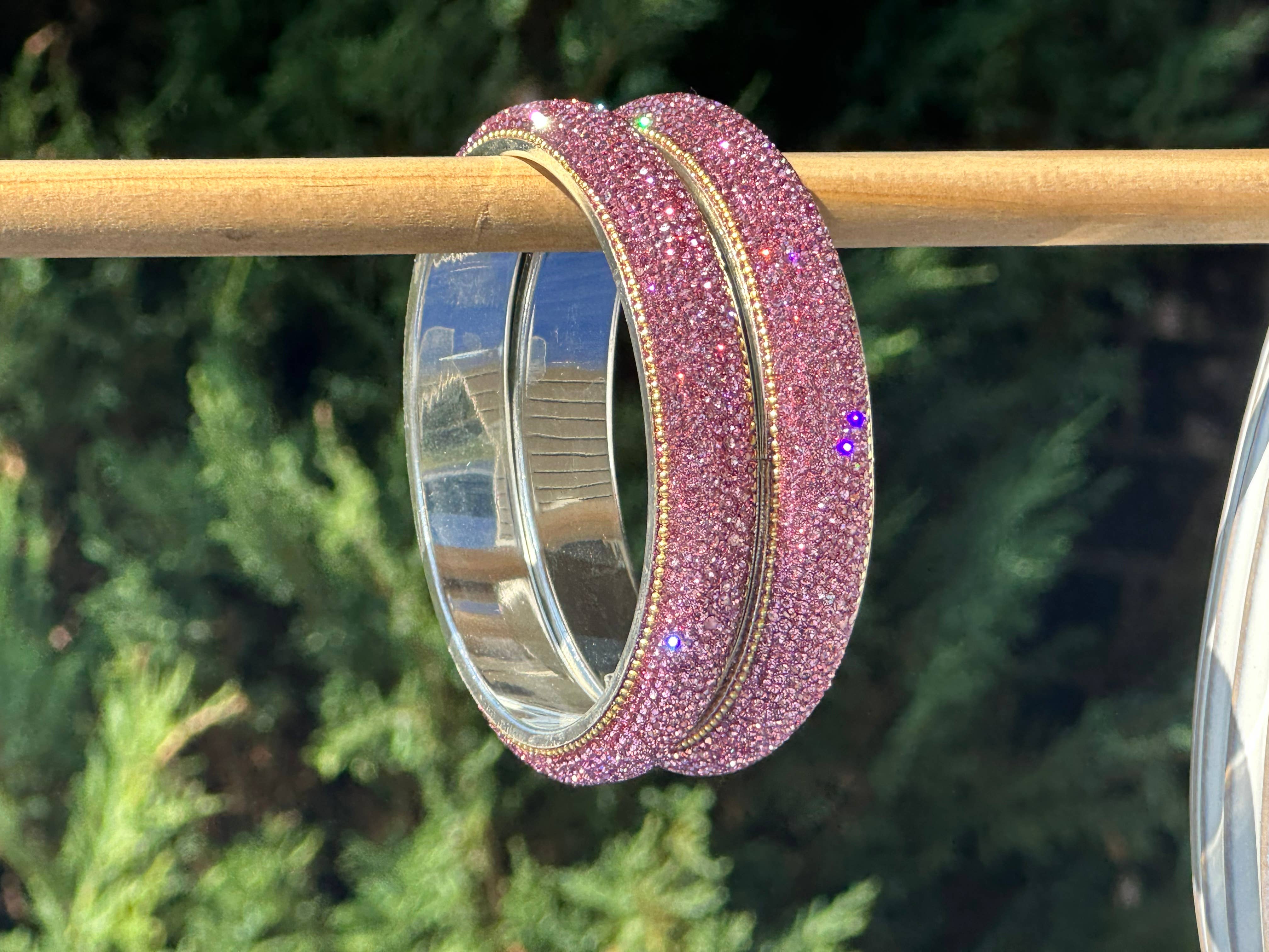 Celebration Blings - Wholesale Bangle Bracelet - Baby Pink Crystal Bangle Bracelets1