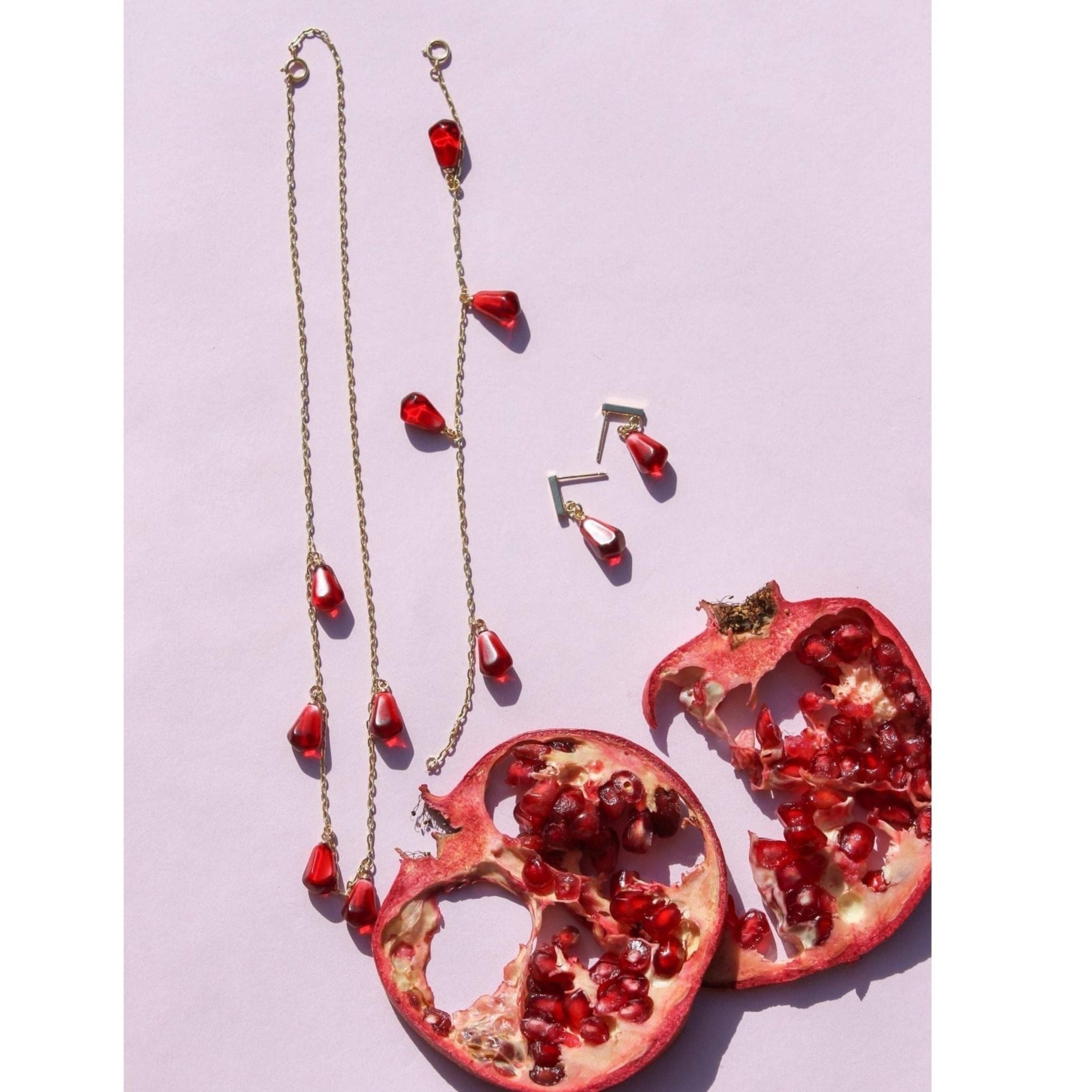 TaifJewely - Wholesale Jewelry Set - POMEGRANATE SET 12