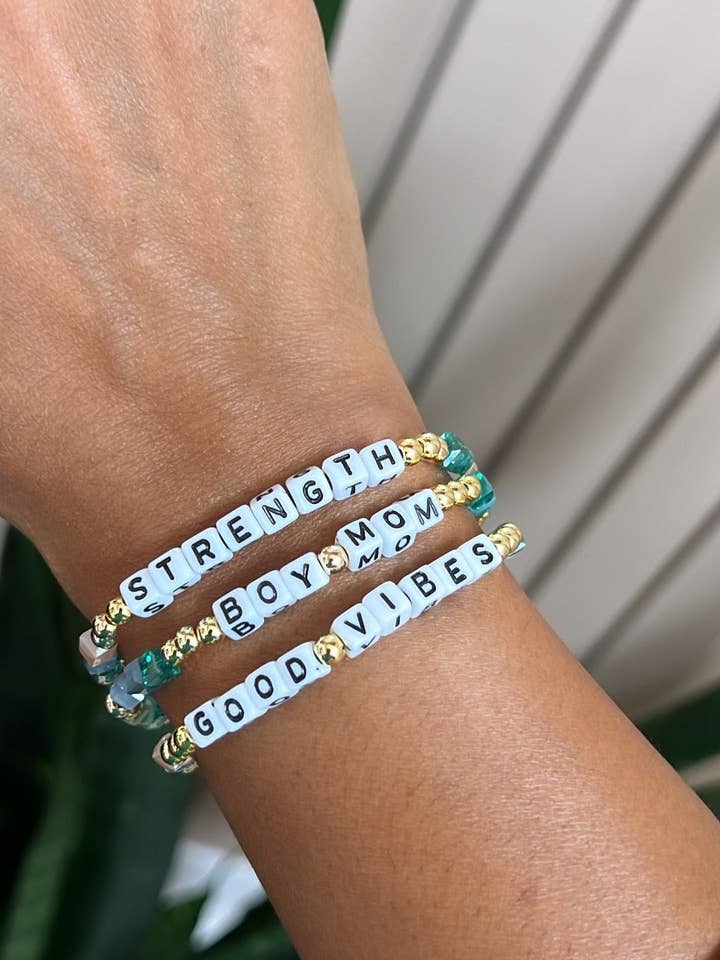 Pulseira de Palavras Personalizada por atacado de Tahana Designs