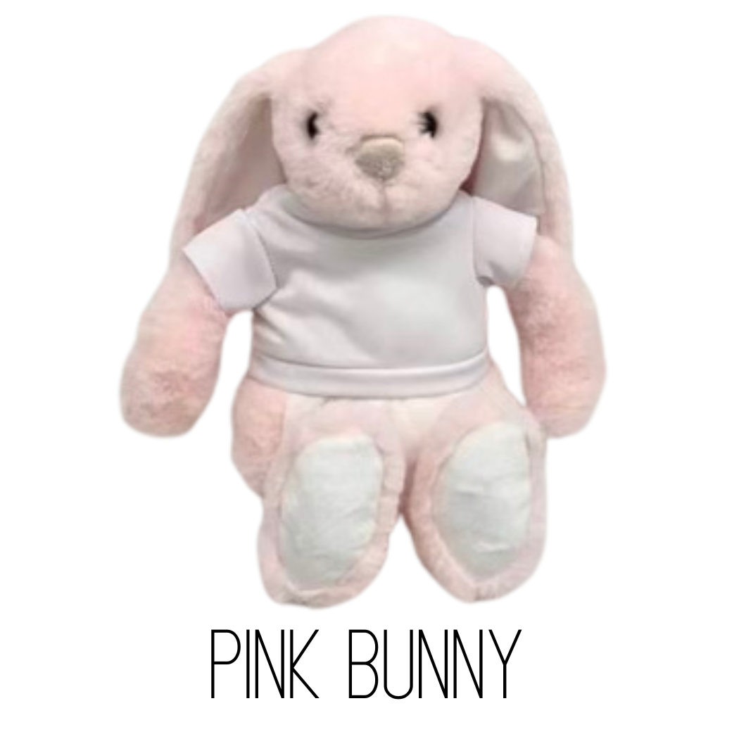 Sublimation Kings of Florida - Wholesale Stuffed/Plush Toy - Kids & Baby - Sublimation Easter Bunny with Polyester Shirt | Plush Toy1