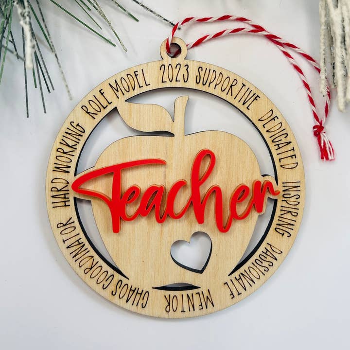 Teacher Ornament-Teacher Appreciation for wholesale by Betsy Jane Studio