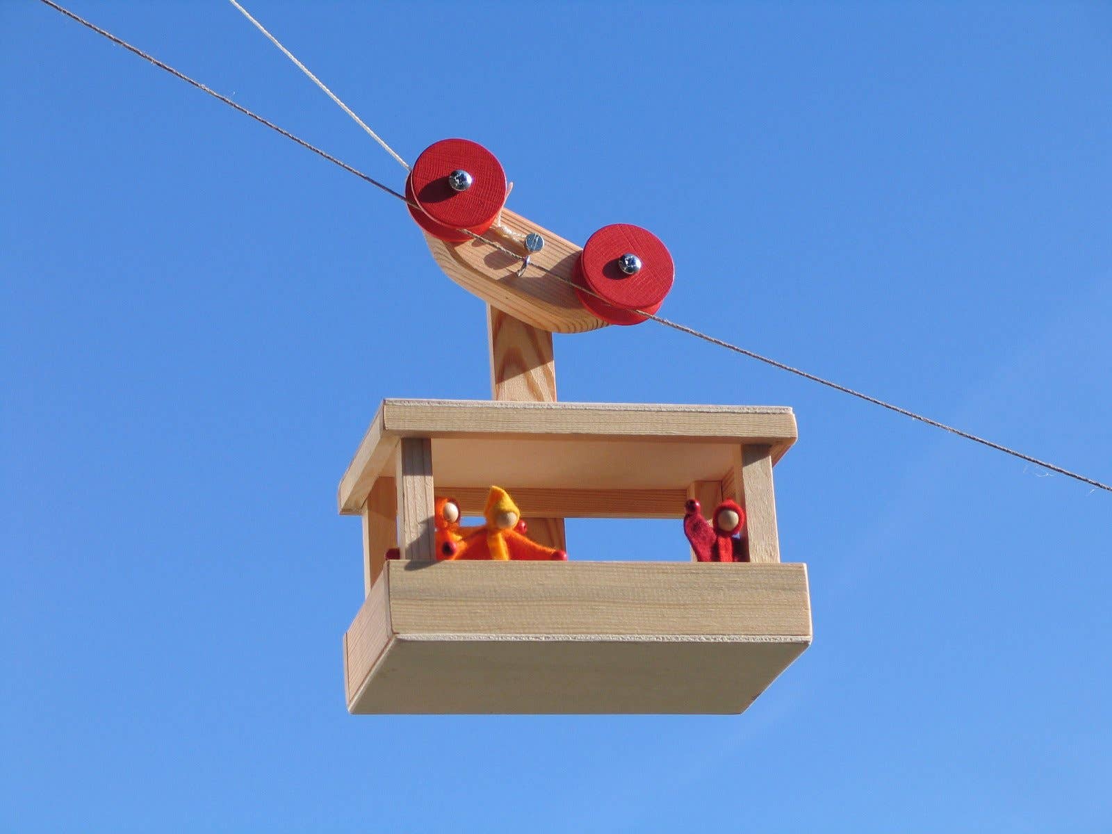 Die Werkkiste - Wholesale Wood Toy - Kids - Large Cable Car, Doll Gondola by Kraul2