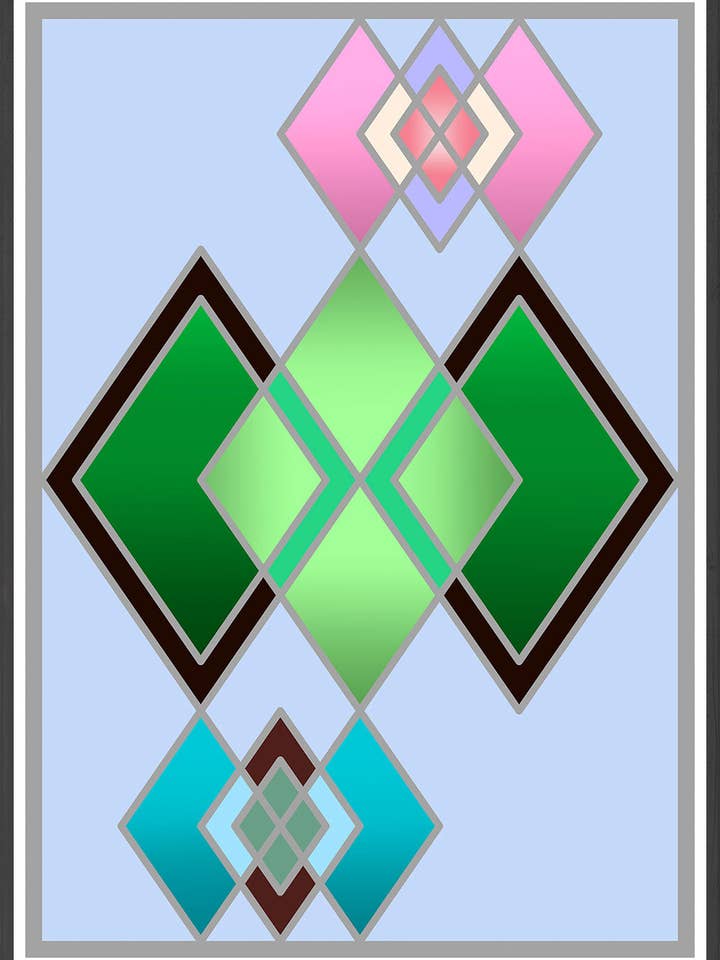 The Life Stained Glass Print for wholesale by The Underdog Print Shop