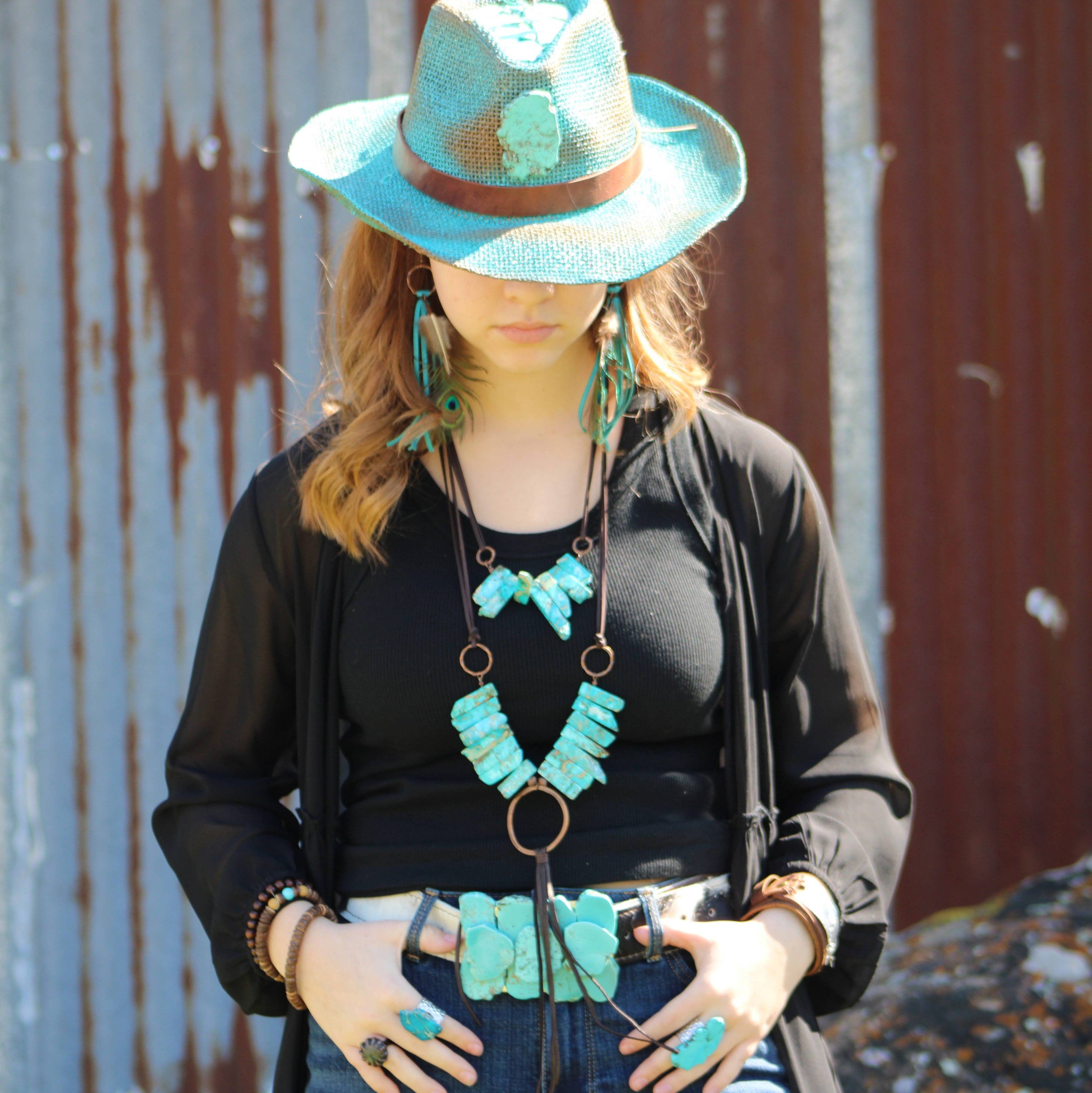 The Jewelry Junkie - Wholesale Cocktail/Statement Ring - Genuine Labradorite Ring set in Antique Copper 012x2
