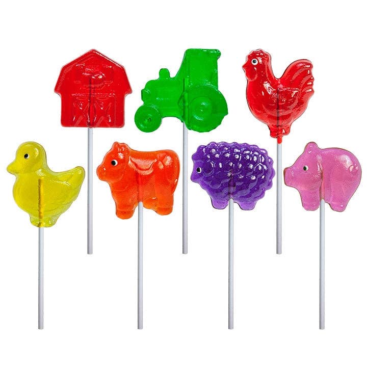 Melville Candy Company - Wholesale Lollipop - Farm Lollipops - Assorted1