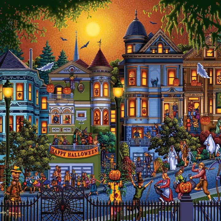 Boardwalk Puzzle Company - Wholesale Puzzle - Adult - Trick or Treat - 1000 Piece1