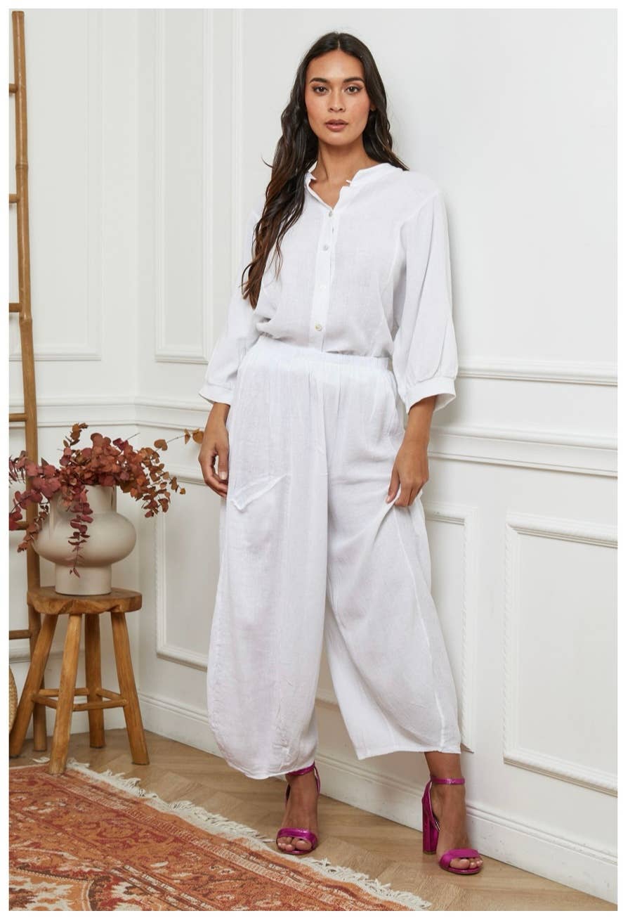 LÉA & LUC – wholesale Shirt – Women’s – 100% Linen Shirt REF. 923029