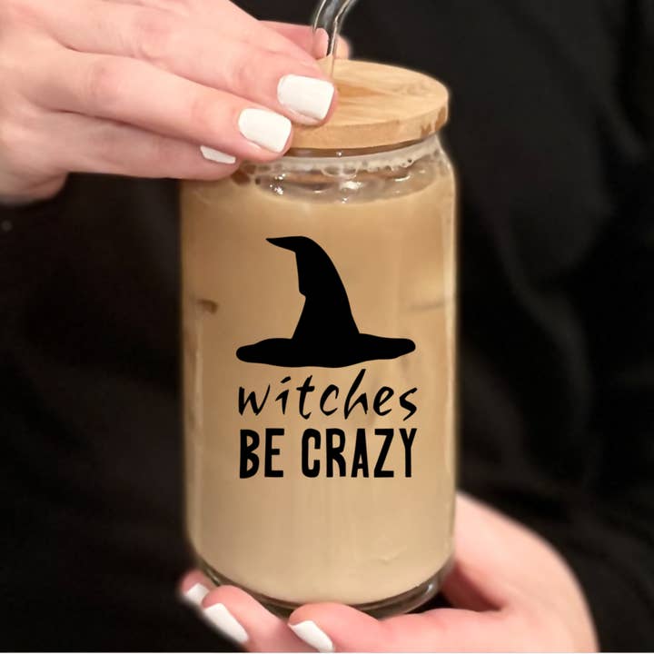 Salt and Sparkle - Wholesale Drinking Glass/Cup - Halloween Iced Coffee Cup2