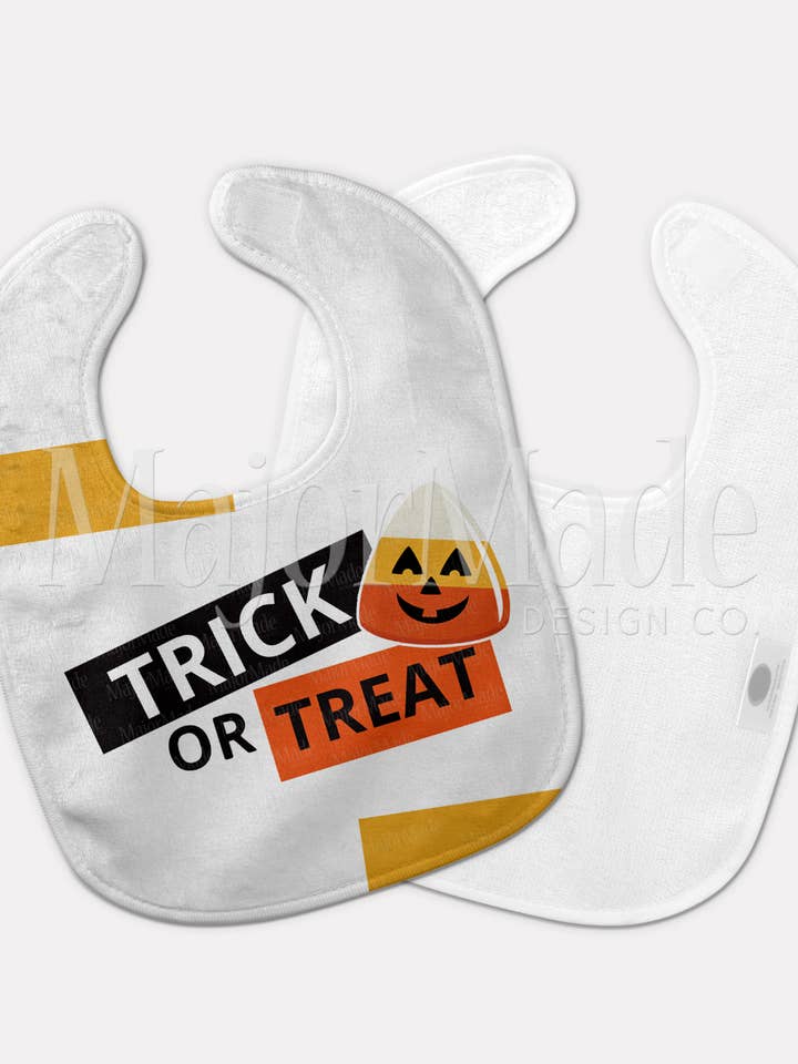 Slabbetje voor baby's - Trick or Treat voor wholesale door MajorMade Design Co