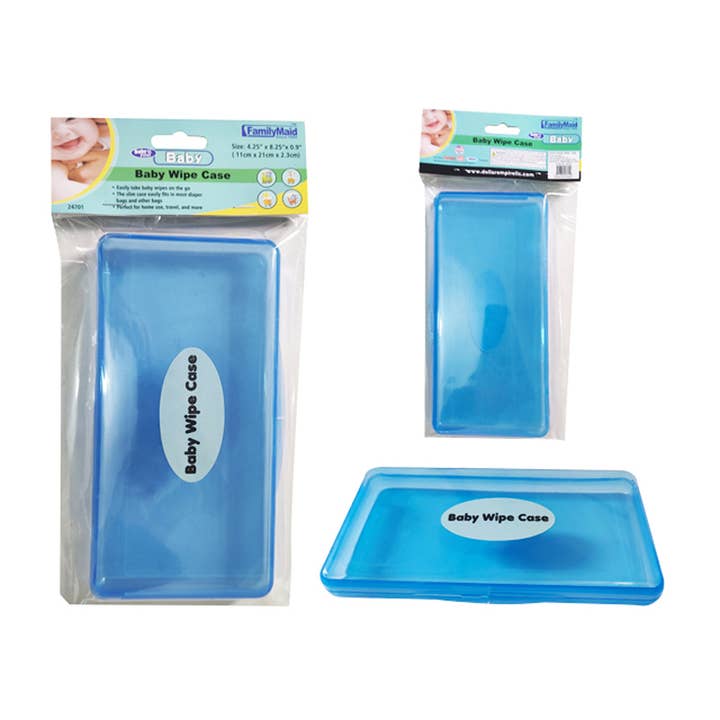 Boîte de lingettes pour bébé 4,25" x 8,25" x 0,9" pour la vente par Deluxe Import Trading