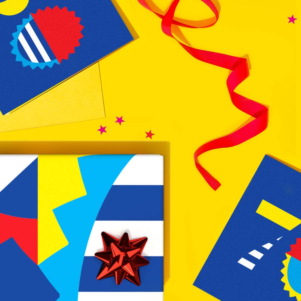 Alphablots – wholesale Congratulations card – Disco juice (neon) | Congratulations Card | Celebration Card2