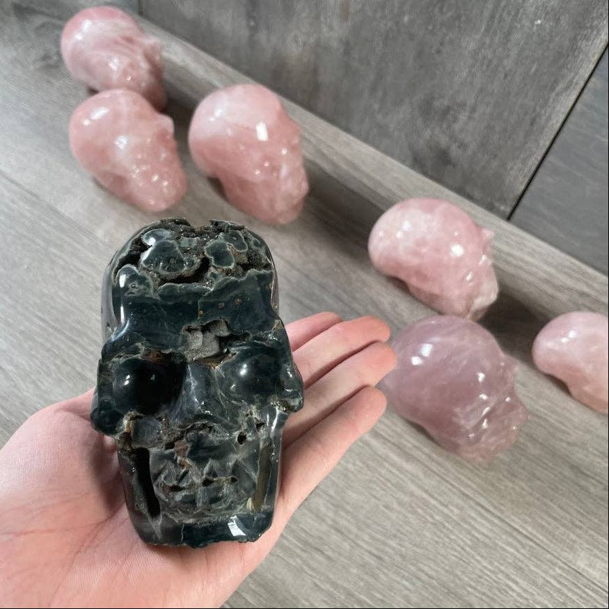 Keystone Crystals - Wholesale Spiritual Stone/Crystal - Assorted Crystal Skulls – Bulk Lot for Gift Shops12