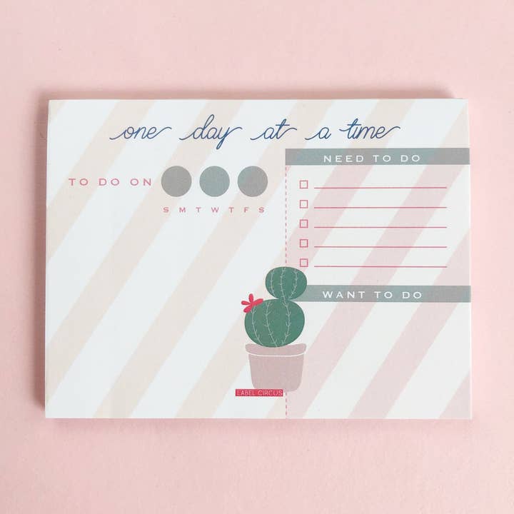 Planejador Diário Cactus Flower - 4 Unidades por atacado de Label Circus