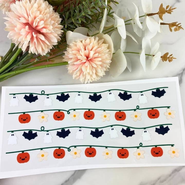 Halloween Lights | 16 oz UV DTF Wrap for wholesale by HKS Custom Designs