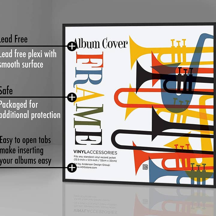 Black Americanflat Aluminum Album Frame for wholesale on Faire19