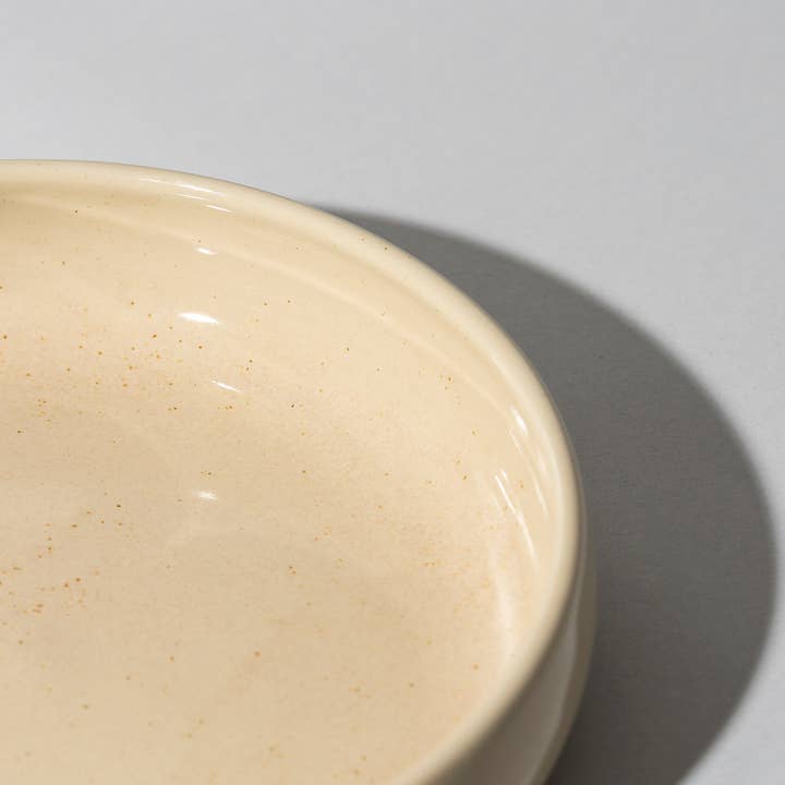 GHARYAN Stoneware & Olive Wood Tableware | USA - Wholesale Dinner Plate - Handmade Stoneware Pasta Plate | Youlha 9.4"23