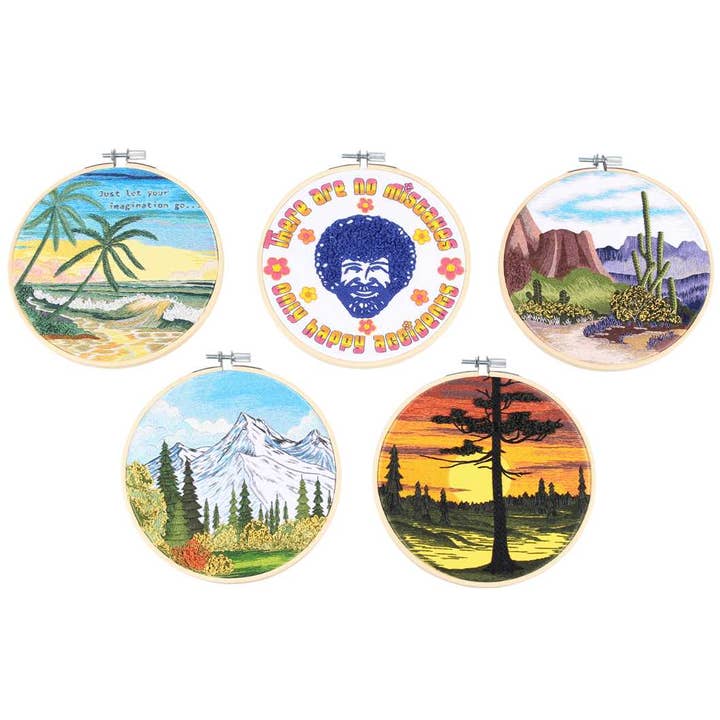 Simon & Schuster - Wholesale Embroidery/Cross Stitch Supplies - Bob Ross Embroidery by Deborah Wilding2