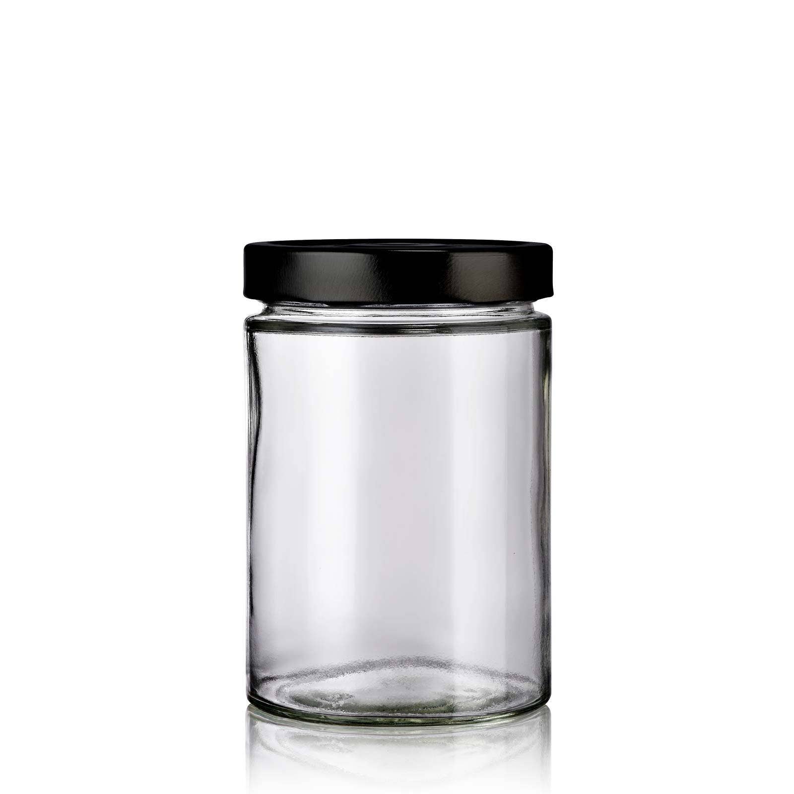 Little Pots - Wholesale Jar - 580ml Muscadin glass jar with high skirt lid3