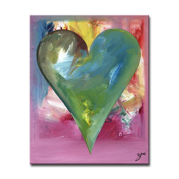 Salvatore Principe Heartwork „Anna” canvas kunstset voor wholesale door Ready2hangart, Inc.