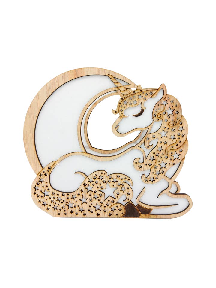 Moonlit Unicorn, Lamp for wholesale by Bluebell Peak Design