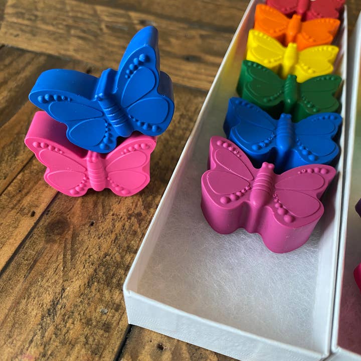 Playful Roots - Wholesale Crayons - Kids & Baby - Butterflies Crayon Set - Handmade Non-Toxic Kids Gift4
