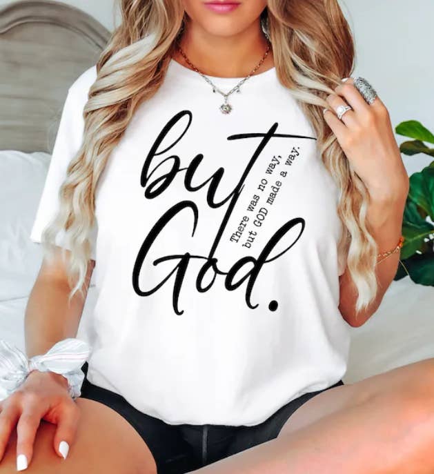 Print The Dream - Wholesale T-shirt met print - Dames - Er was geen manier, maar God heeft een wegshirt gemaakt